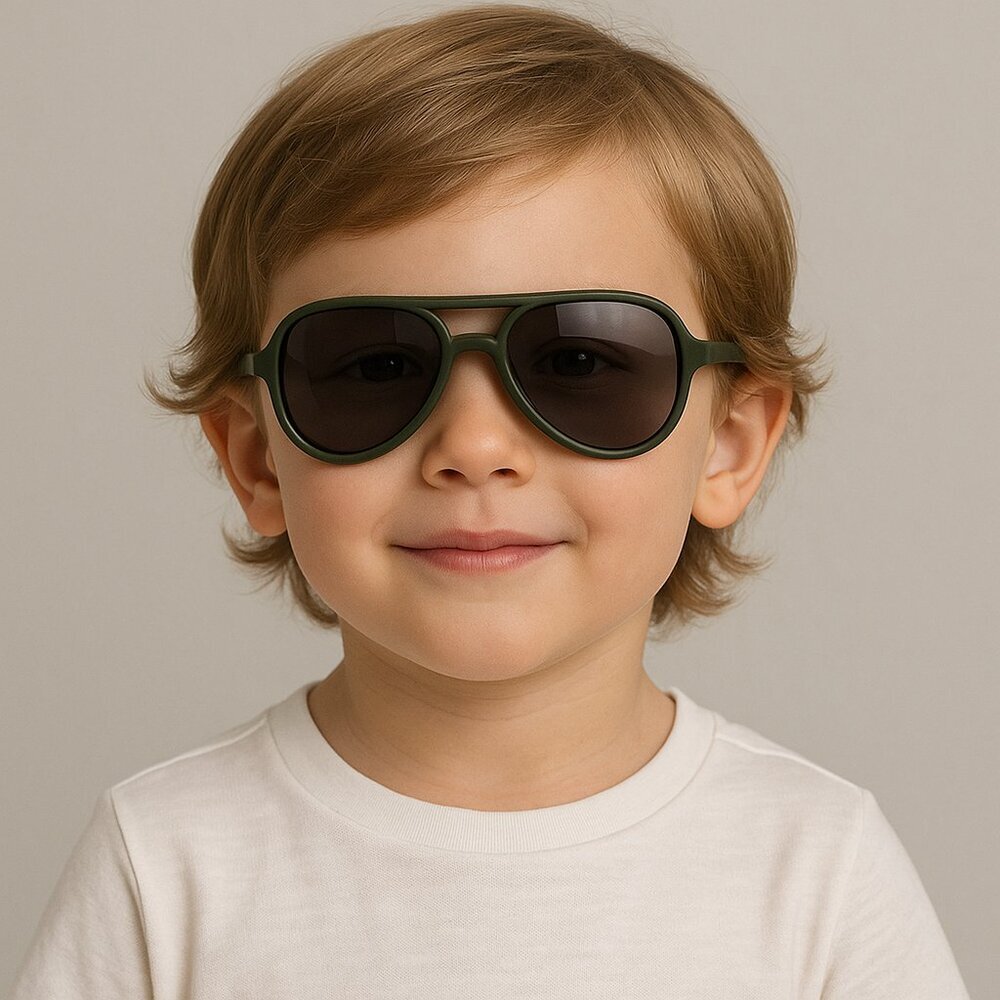 Janie and Jack Olive Green Aviator Sunglasses – NWT‎